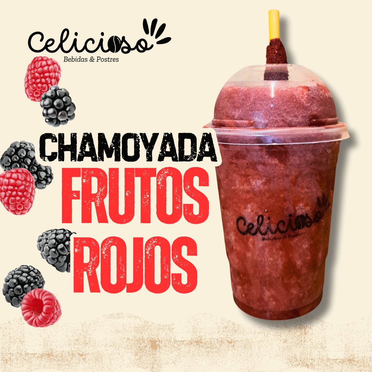 Chamoyada Frutos Rojos