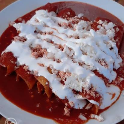 🥘 DELICIOSISIMAS ENCHILADAS DE GUAJILLO!!!