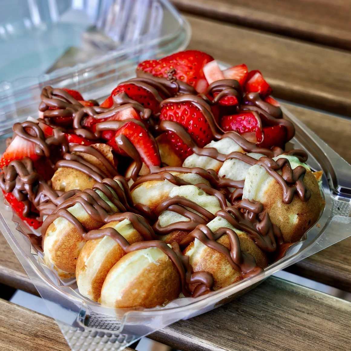 Mini Pancakes con Fruta