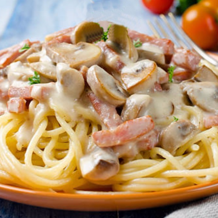 Boscaiola Crema de Hongos y Tocino