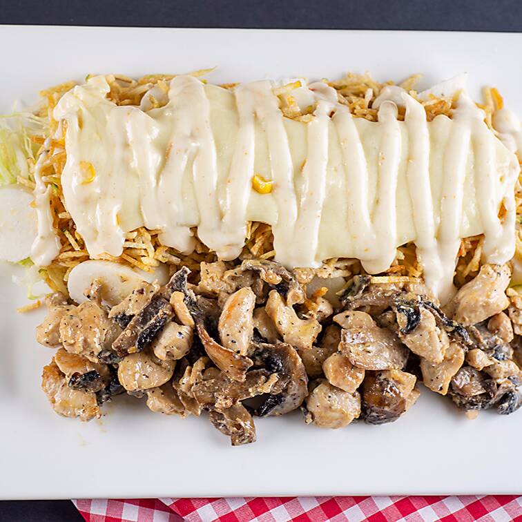 Chuzo de Pollo con Bollo