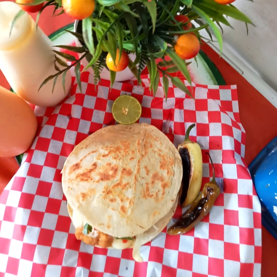 Taco y Planchada de Camarón