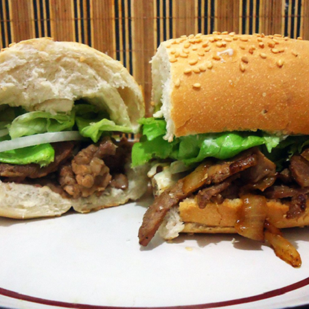 Sándwich Carne más Bebida