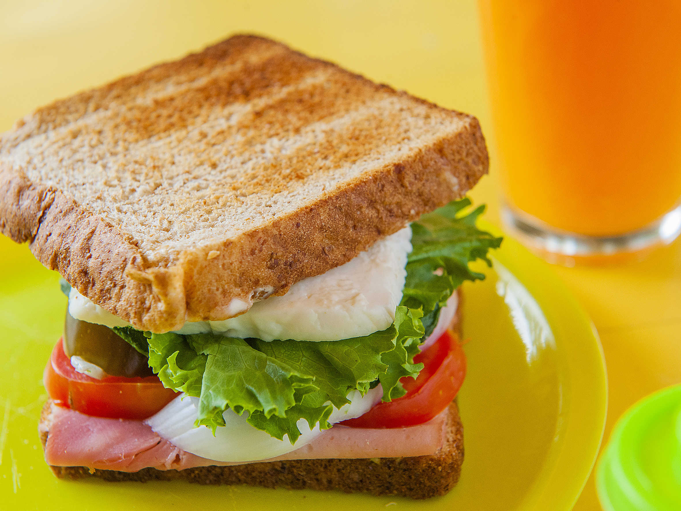 Sándwich de Jamón de Pavo