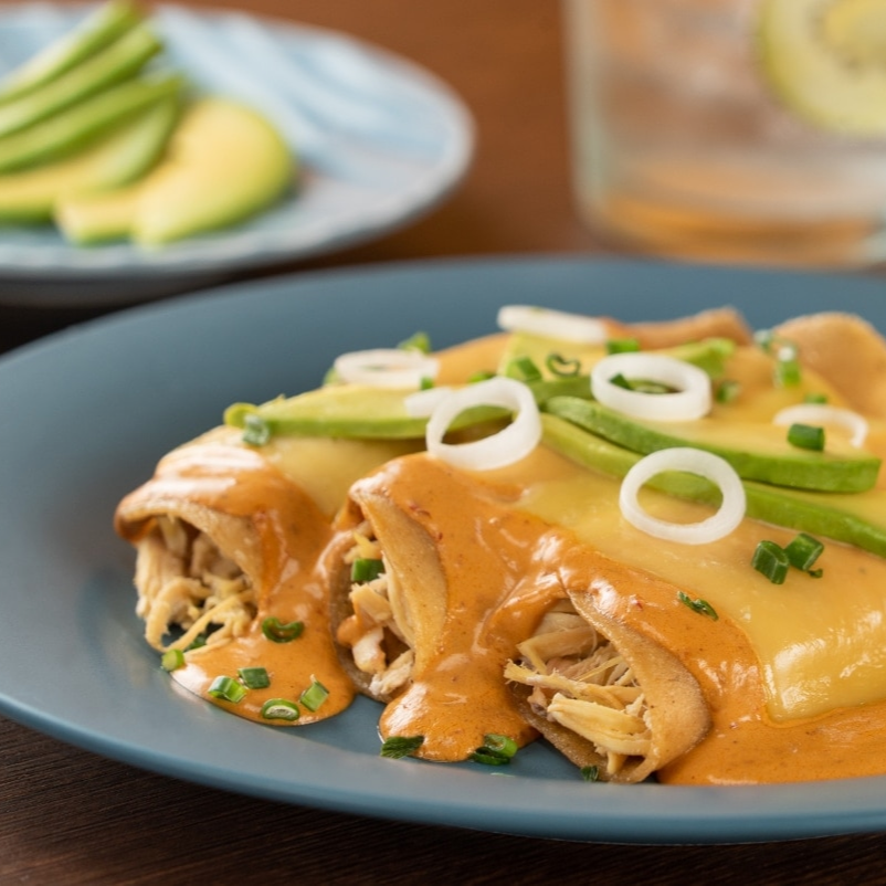 Enchiladas Suizas + Refresco