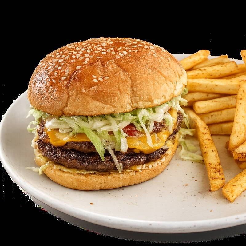 Hamburguesa Americana (doble carne)