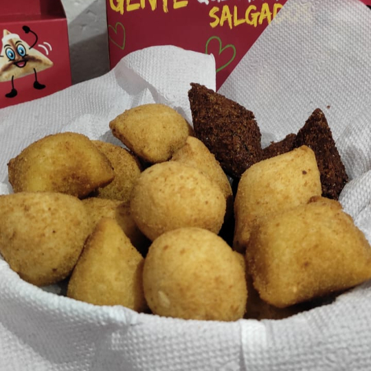 25 Unid. Salgados Fritos mistos