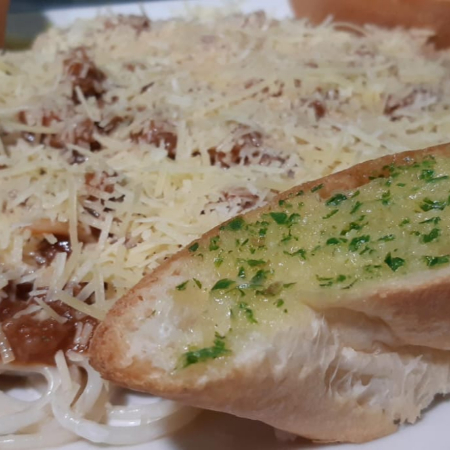 Pasta Jamón Boloñesa