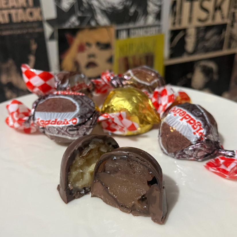 Trufa recheada com brigadeiro