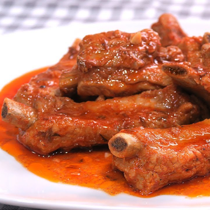 Taco de Costilla de Cerdo en Adobo