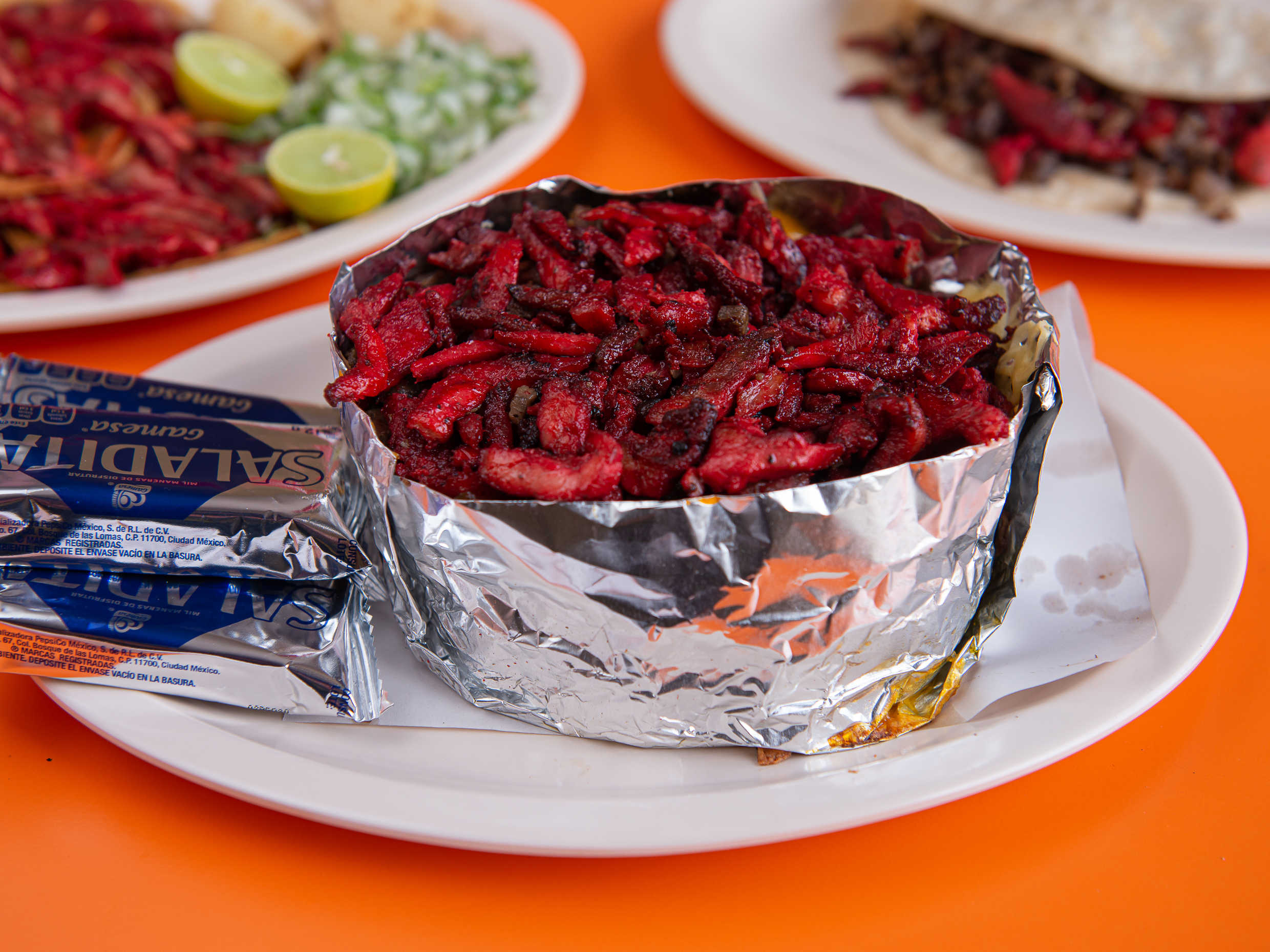 Papa Asada con Trompo *