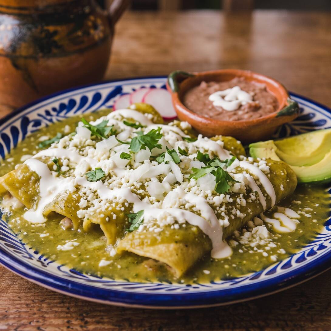 Enchiladas Verdes