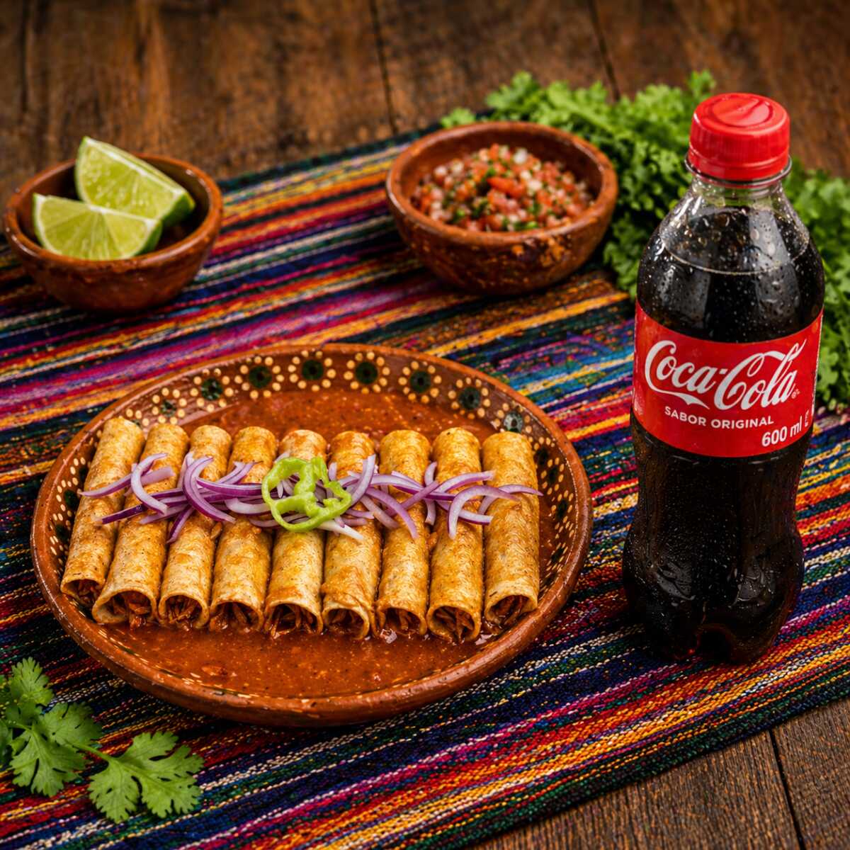 10 Tacos + 1 Coca 600 ML