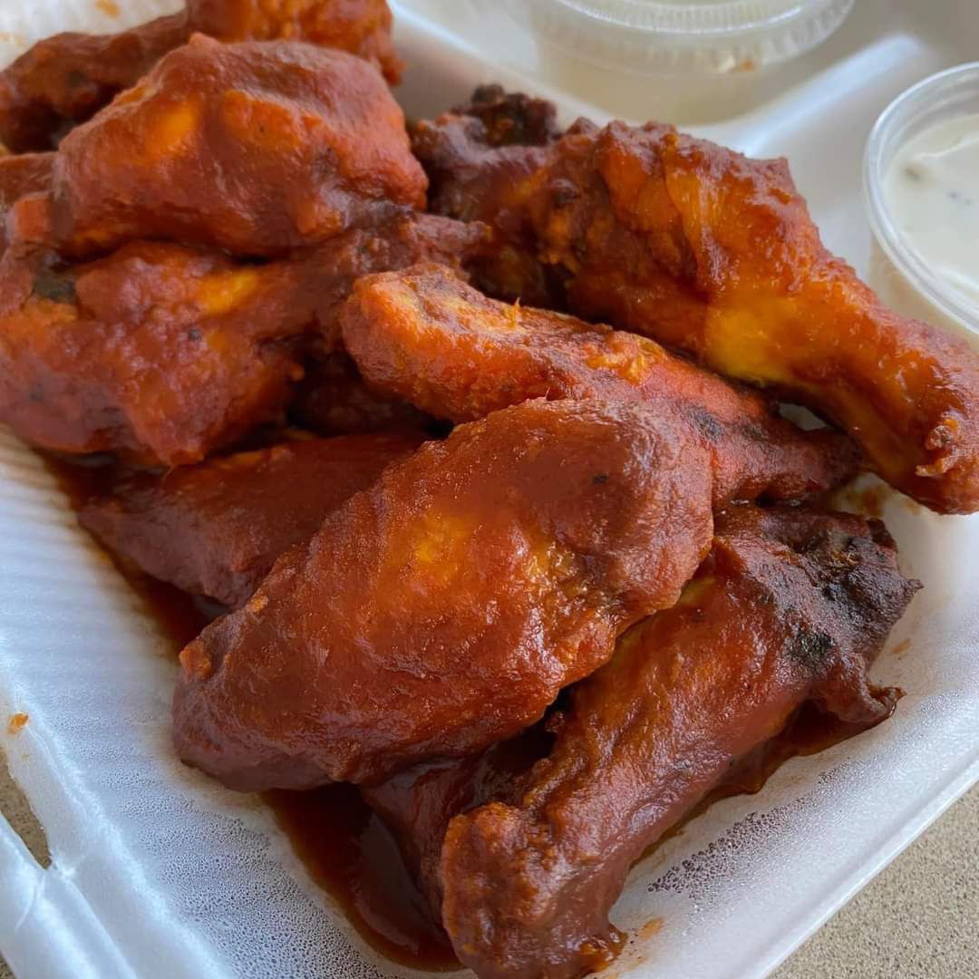 Alitas BBQ.