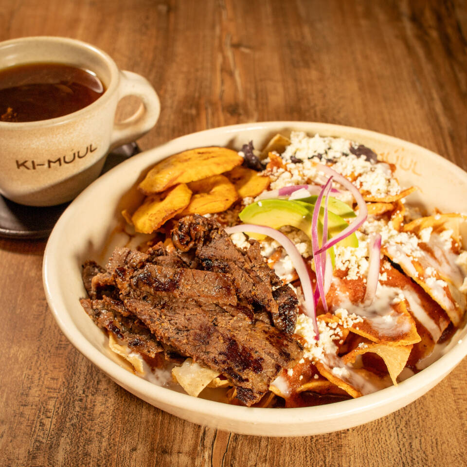 Chilaquiles Arrachera