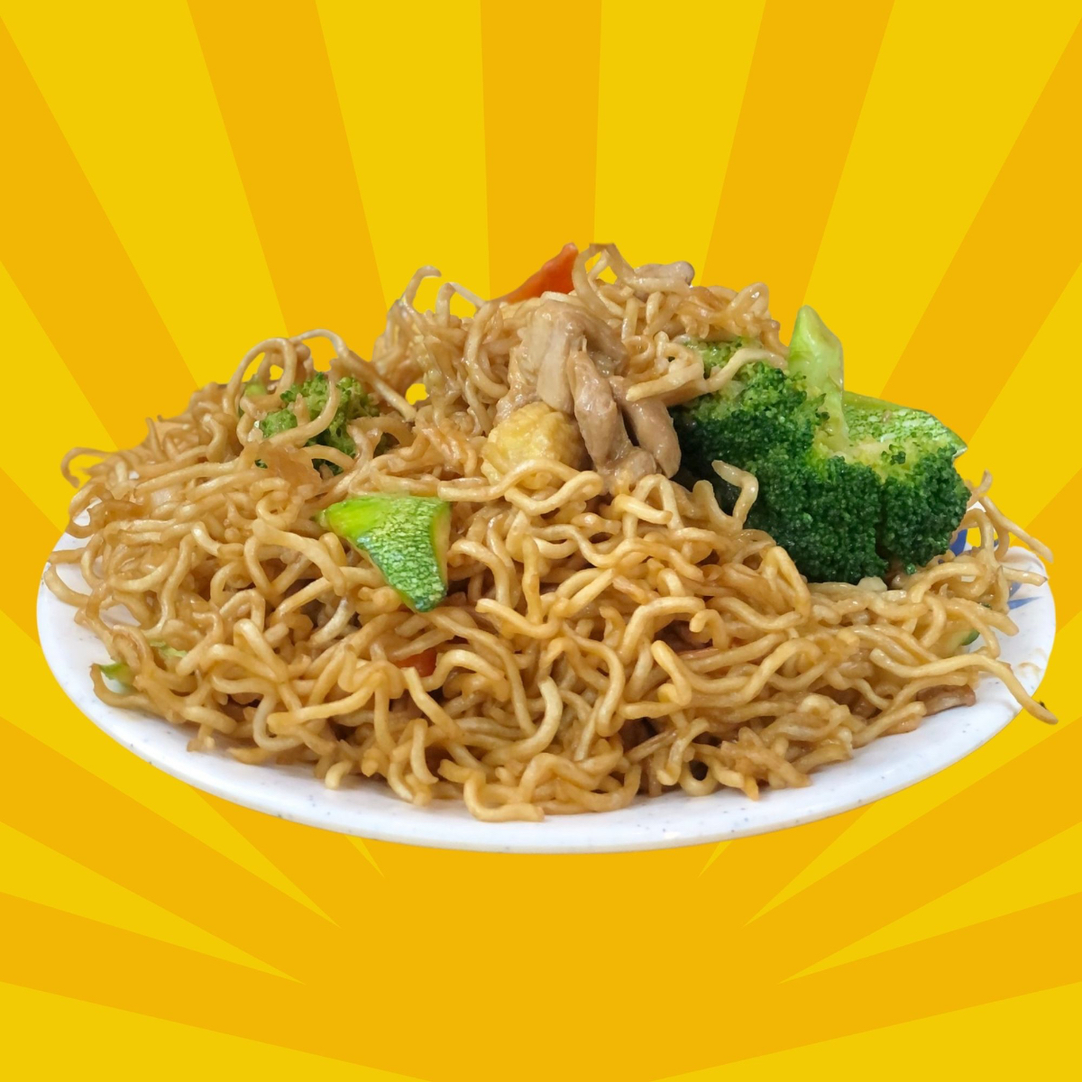 Chow Mein con Camarón