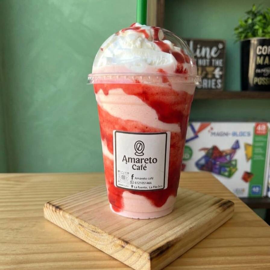 FRAPPE CHEESE CAKE DE FRESA 20 OZ.
