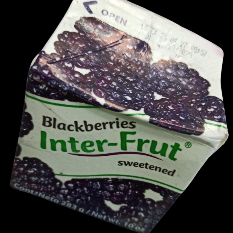 Zarzamora con Chantilly