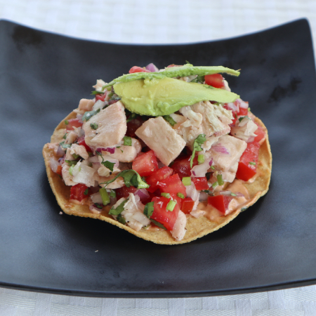 Tostada de Pescado.