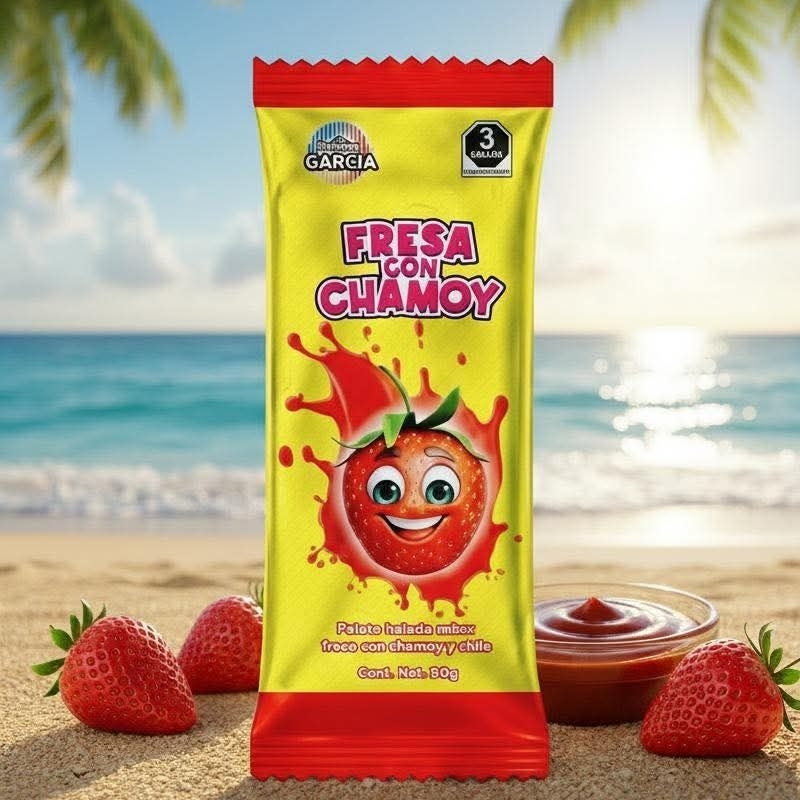 ❄️🍓🌶️FRESA CON CHAMOY🌶️🍓❄️