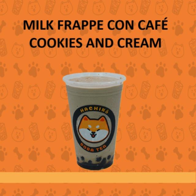 MILK FRAPPE CON CAFÉ COOKIES AND CREAM