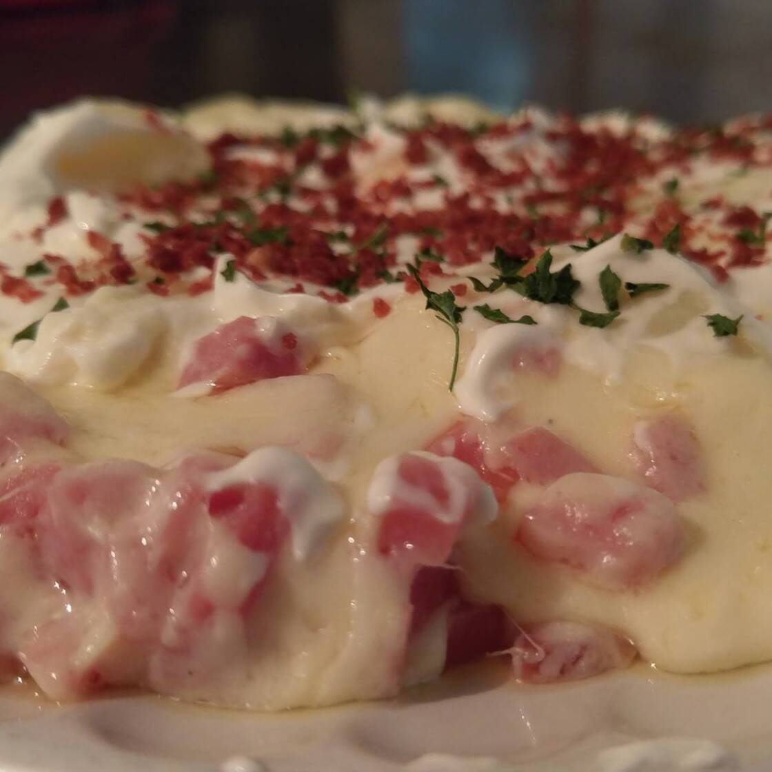 Papa al Horno de Jamón
