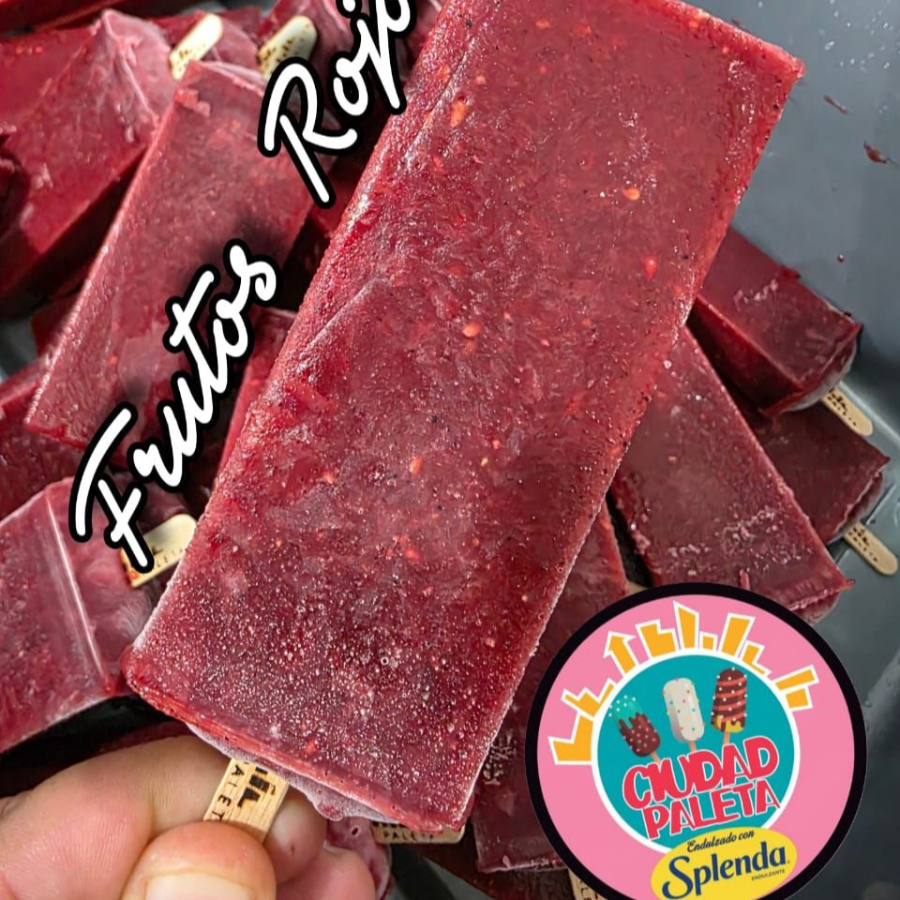 Paleta de Frutos Rojos (splenda)