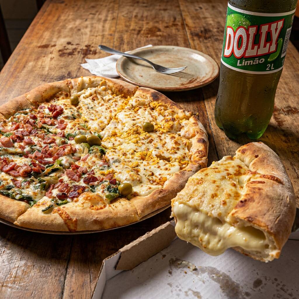 Combo Seleção 99, 1*Pizza Toscana (calabresa com mussarela), 1*Broto Prestígio, 1*Itubaina (frutuba)2l