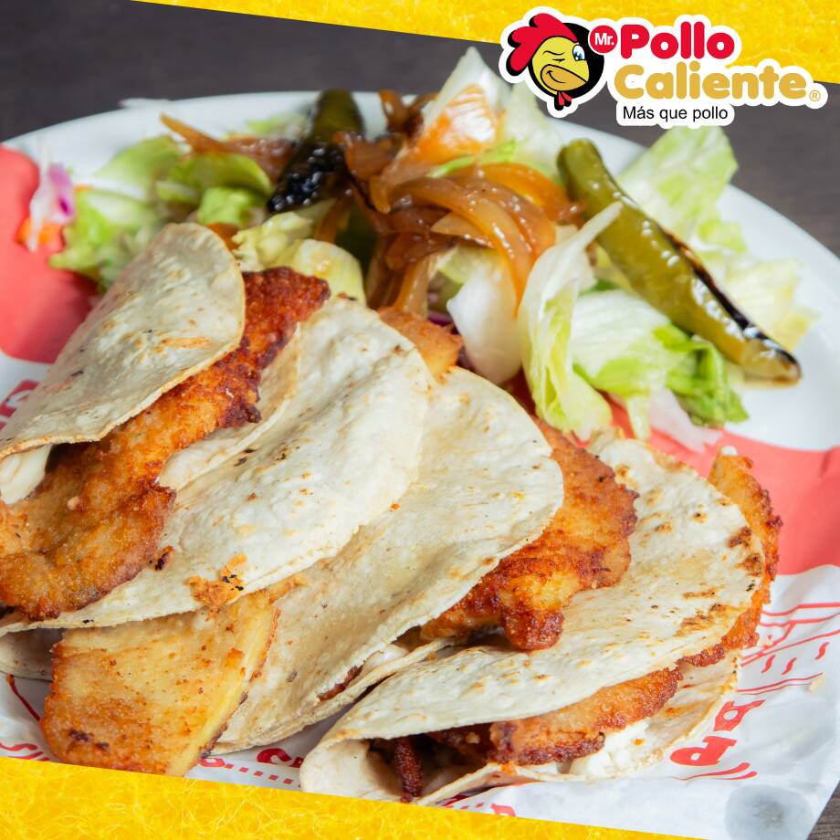 Tacos de Milanesa Gratinados