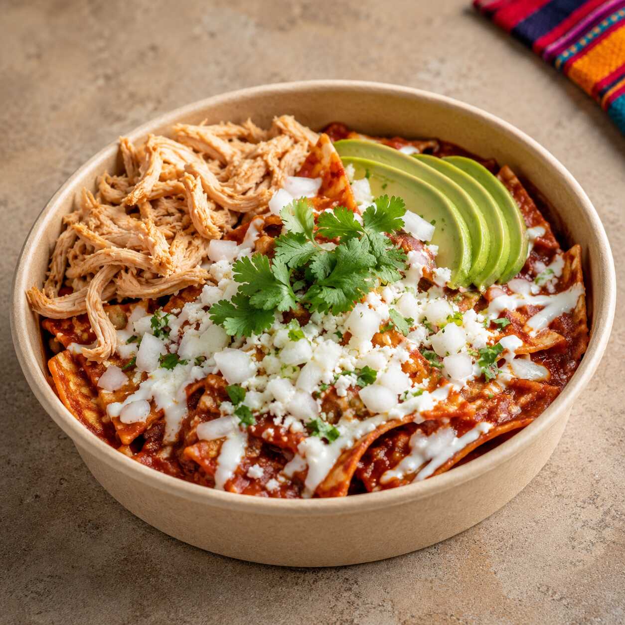 Chilaquil con Proteína Grande