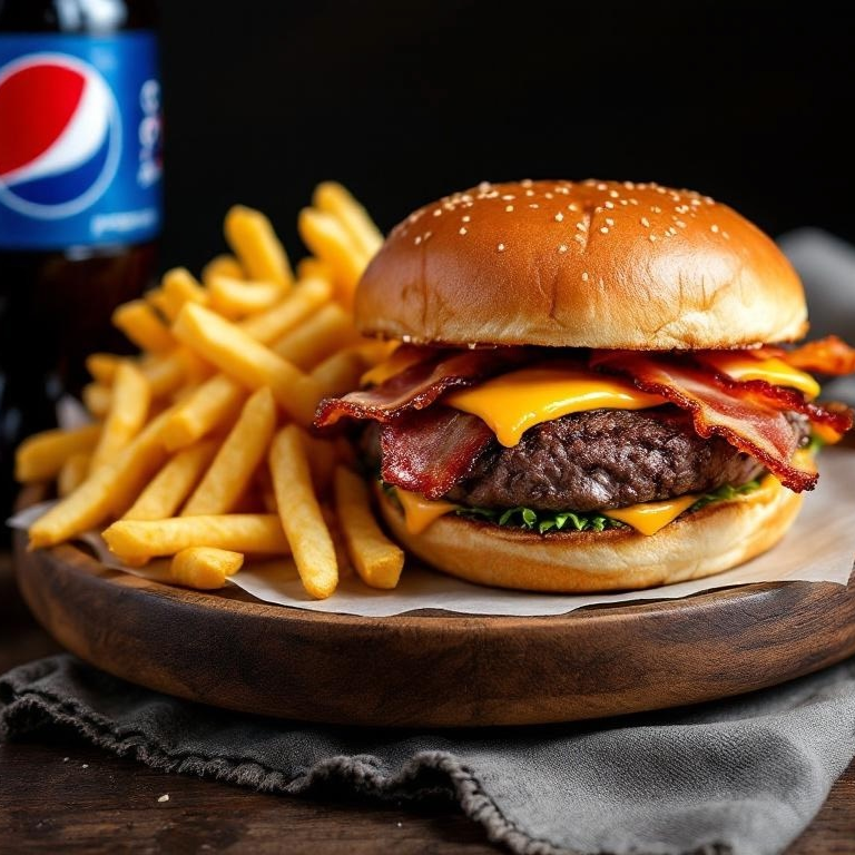 Combo Tociburger + Papas Francesas + Bebida