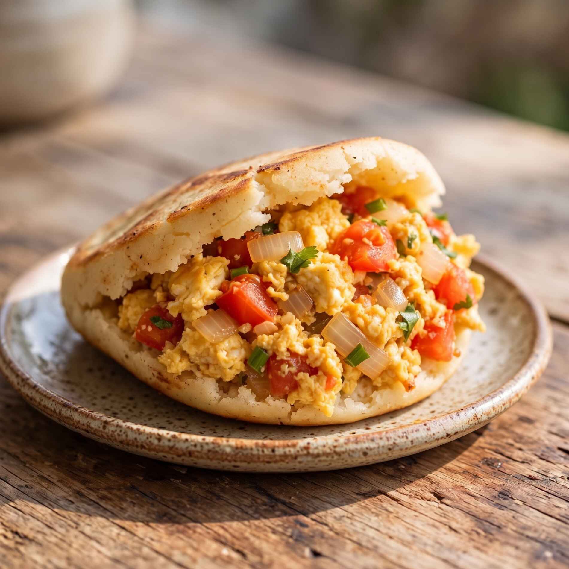 Arepa con Perico