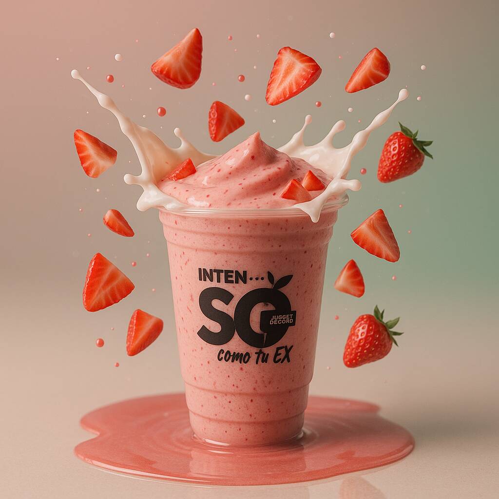 Smoothie De Fresa - 20 Oz
