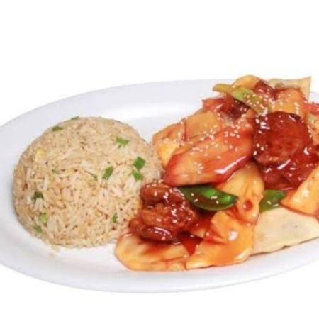 Kam Lu Wantán Pollo y Chancho + Entrada