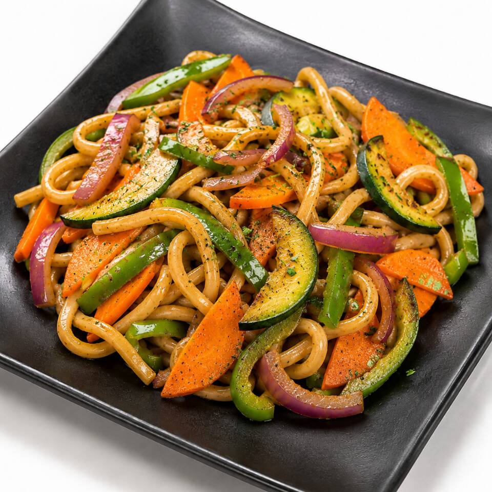 Udon Salteado con Vegetales