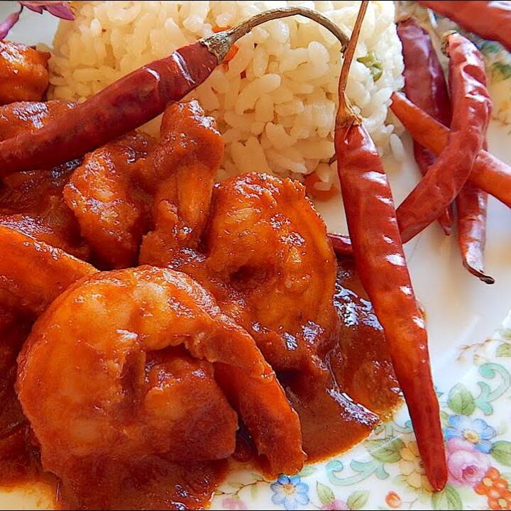 Camarones a la Diabla