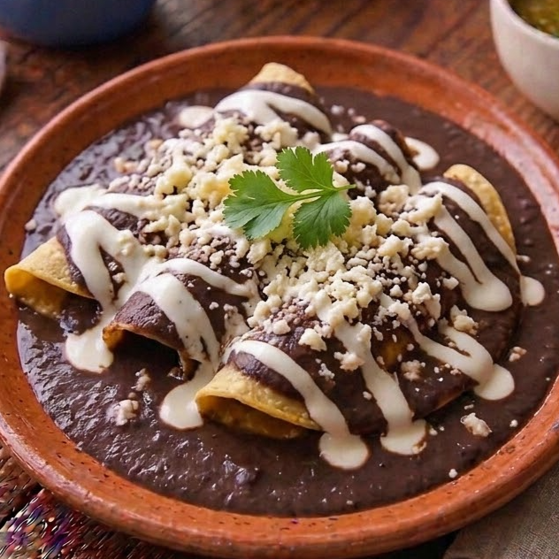 Enfrijoladas