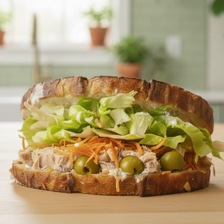 O Tuna Supreme La! Fresh é a pedida do verão carioca. Pão especial, atum, maionese, cenoura ralada, azeitonas verdes e alface americana. Perfeito para dar aquela energia no calor da estação mais quente do ano !