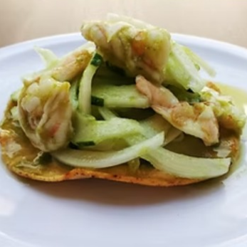 Tostada de Aguachile