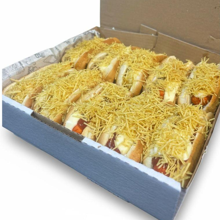 VENHA SE DELICIAR COM O NOSSO COMBO BOX 5.0, 10 HOTDOG COMPLETO