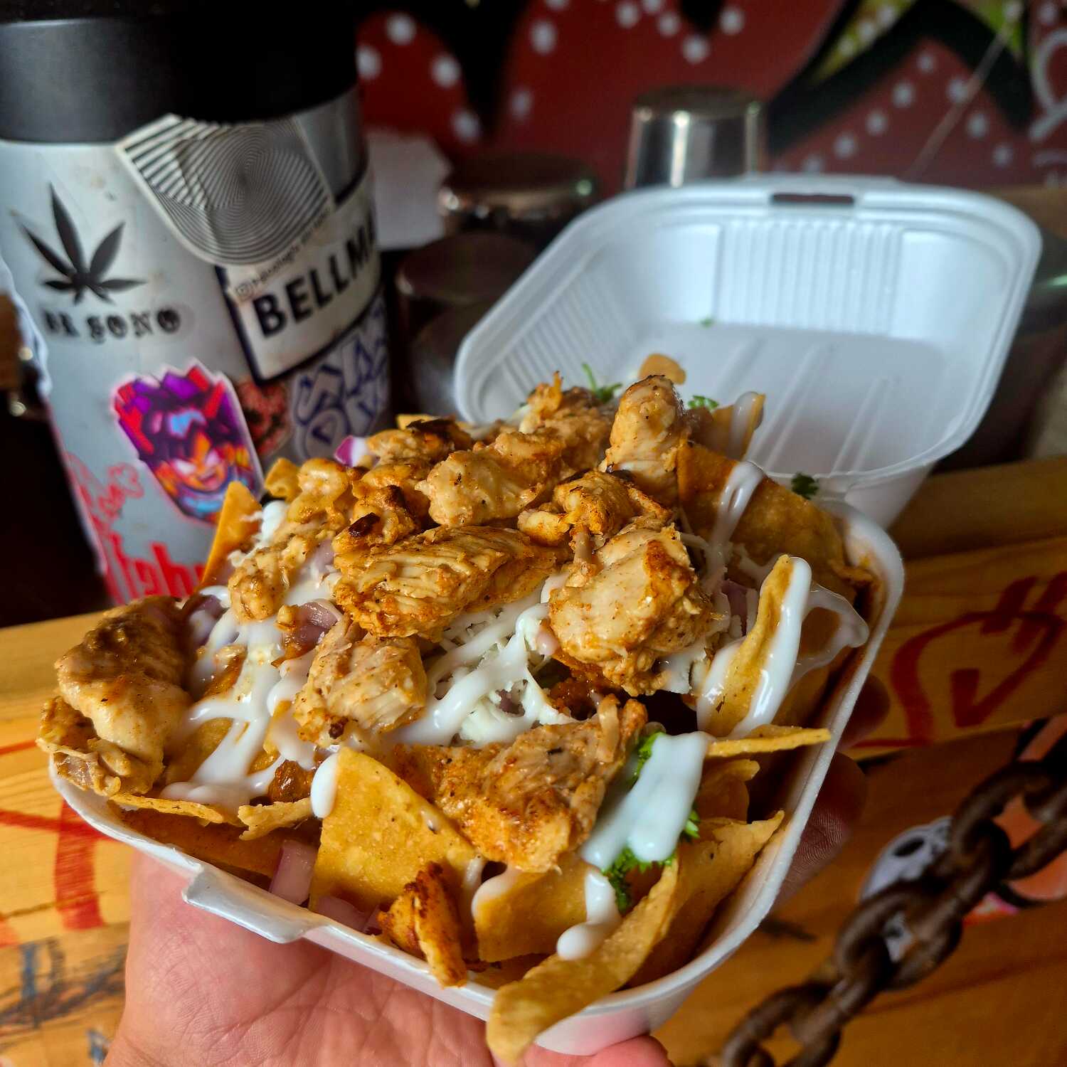 Chilakiles Con Pollo