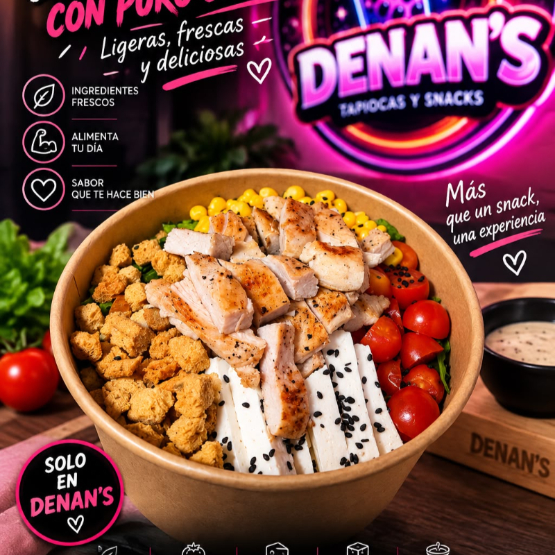 Ensalada Grande 400 Grms Con Pollo