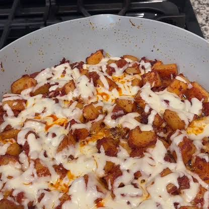 Papas con chorizo