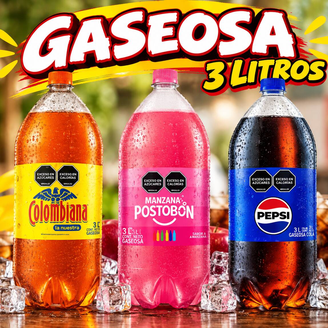 Gaseosa 3 L