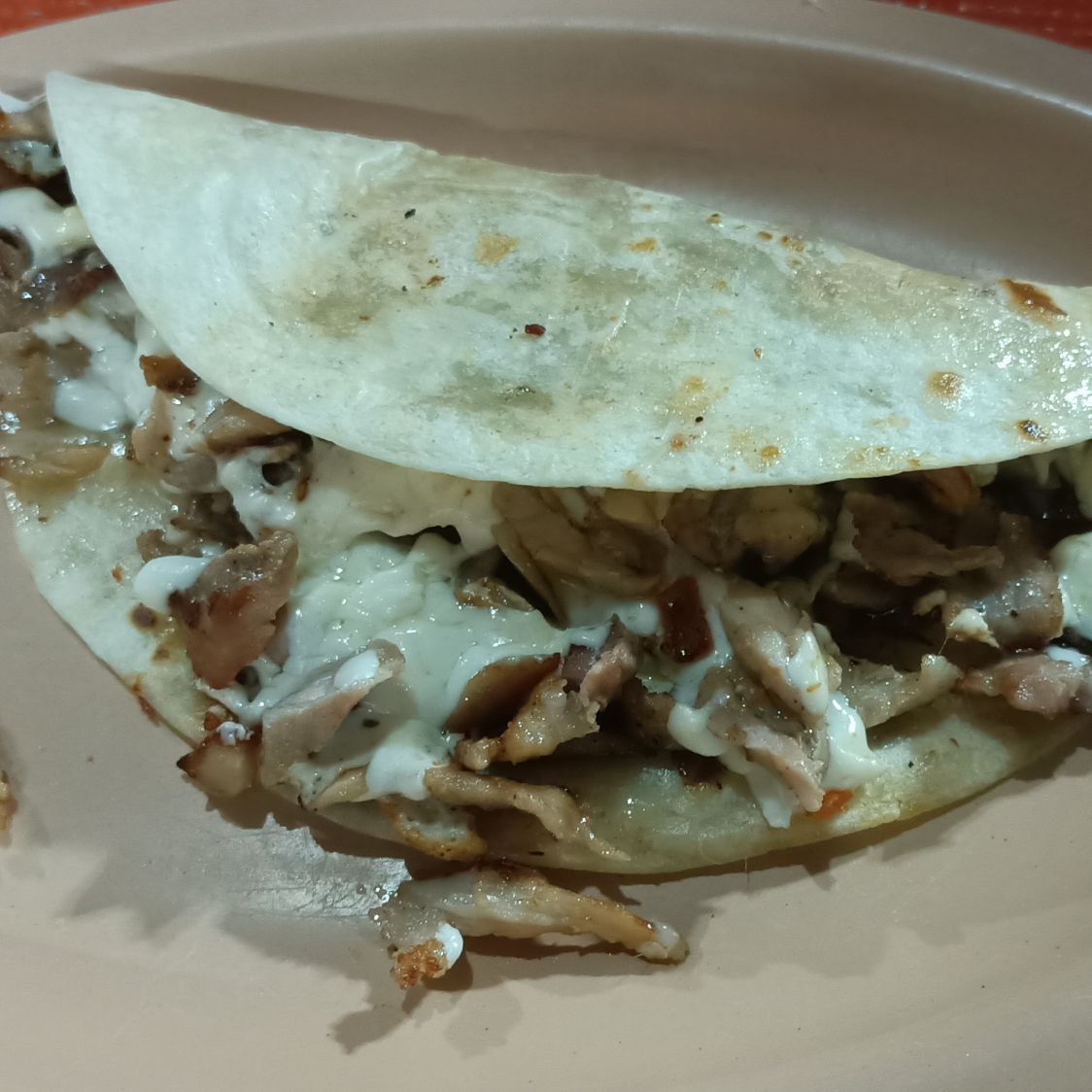 Quesadilla Carbón