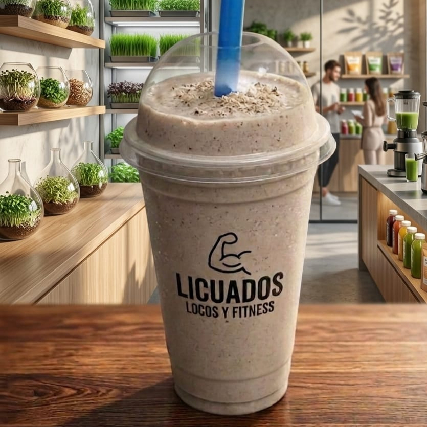 Licuado Fitness Plátano + Avena 16 Oz
