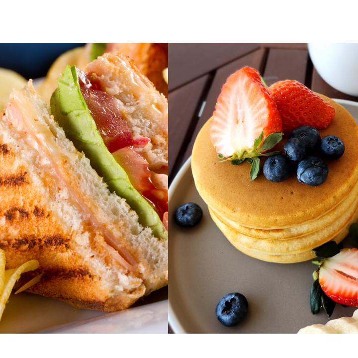 Combo Club Sándwich + Hot Cakes