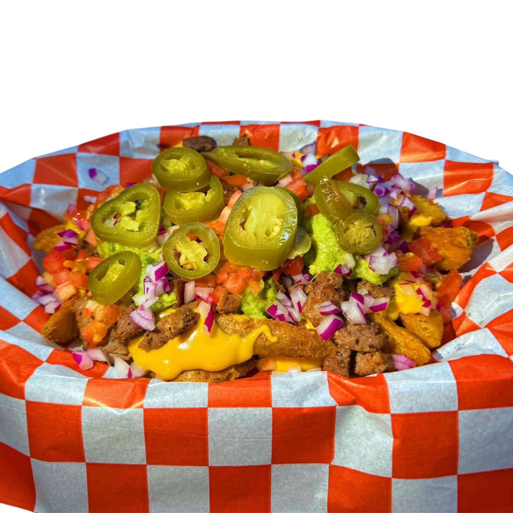 Papas Fritas con Arrachera