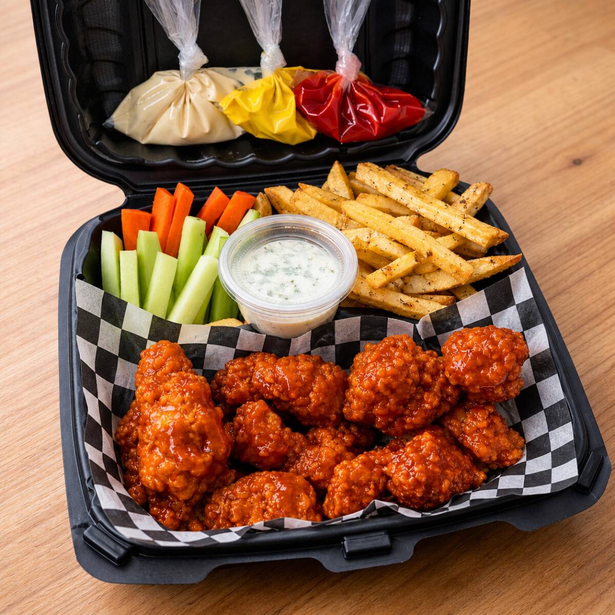 COMBO 7 Boneless +papas + Refresco