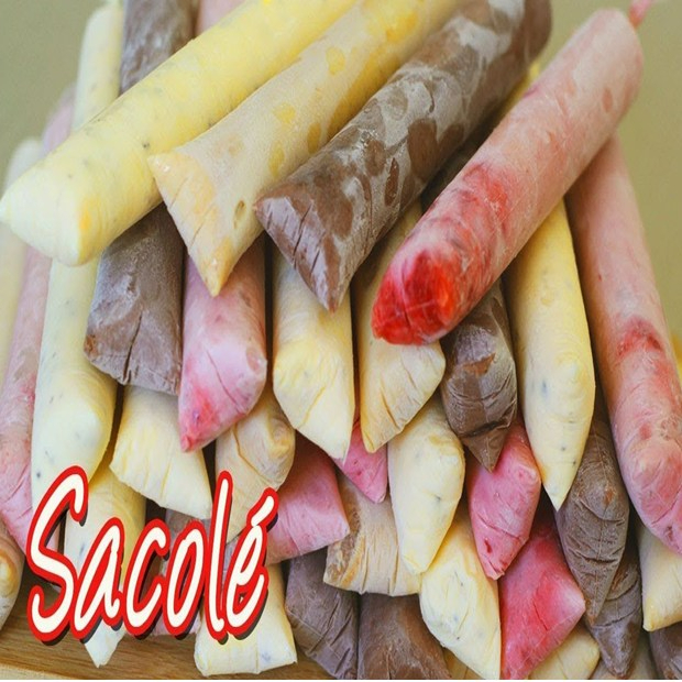 Delicioso sacolé da fruta